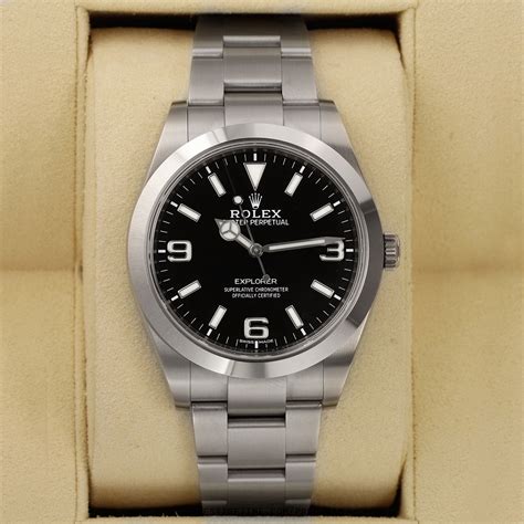 rolex explorer polished stainless|Rolex explorer 39mm.